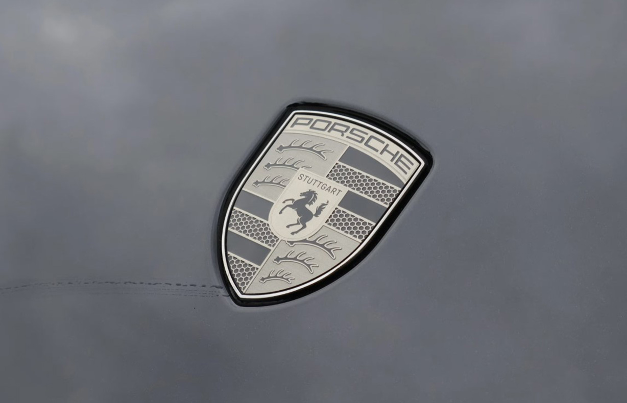 Porsche Hood Emblem - Turbonite : Suncoast Porsche Parts